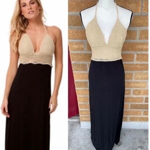 Vix crochet maxi dress
